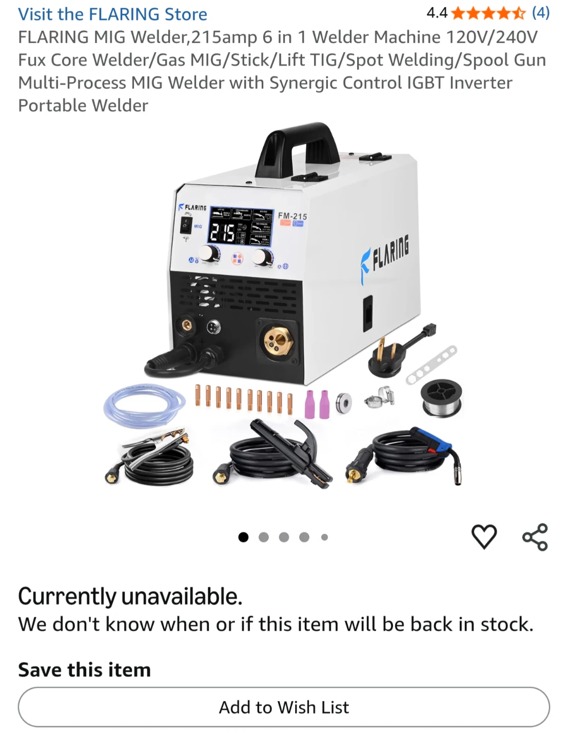 FLARING FM-215 MIG Welder