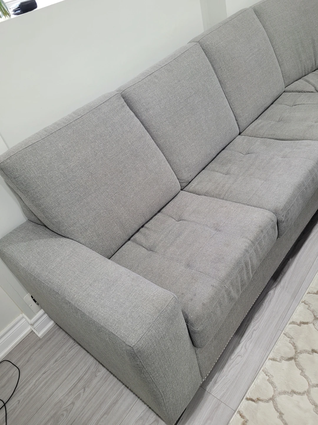 Grey Sectional Sofa - photo 2