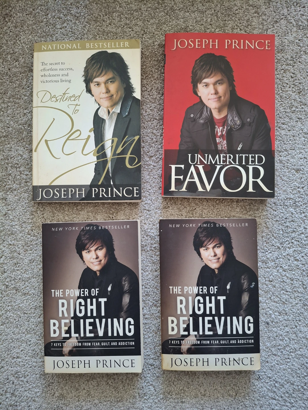 Joseph Prince Books  - 4 AVAILABLE