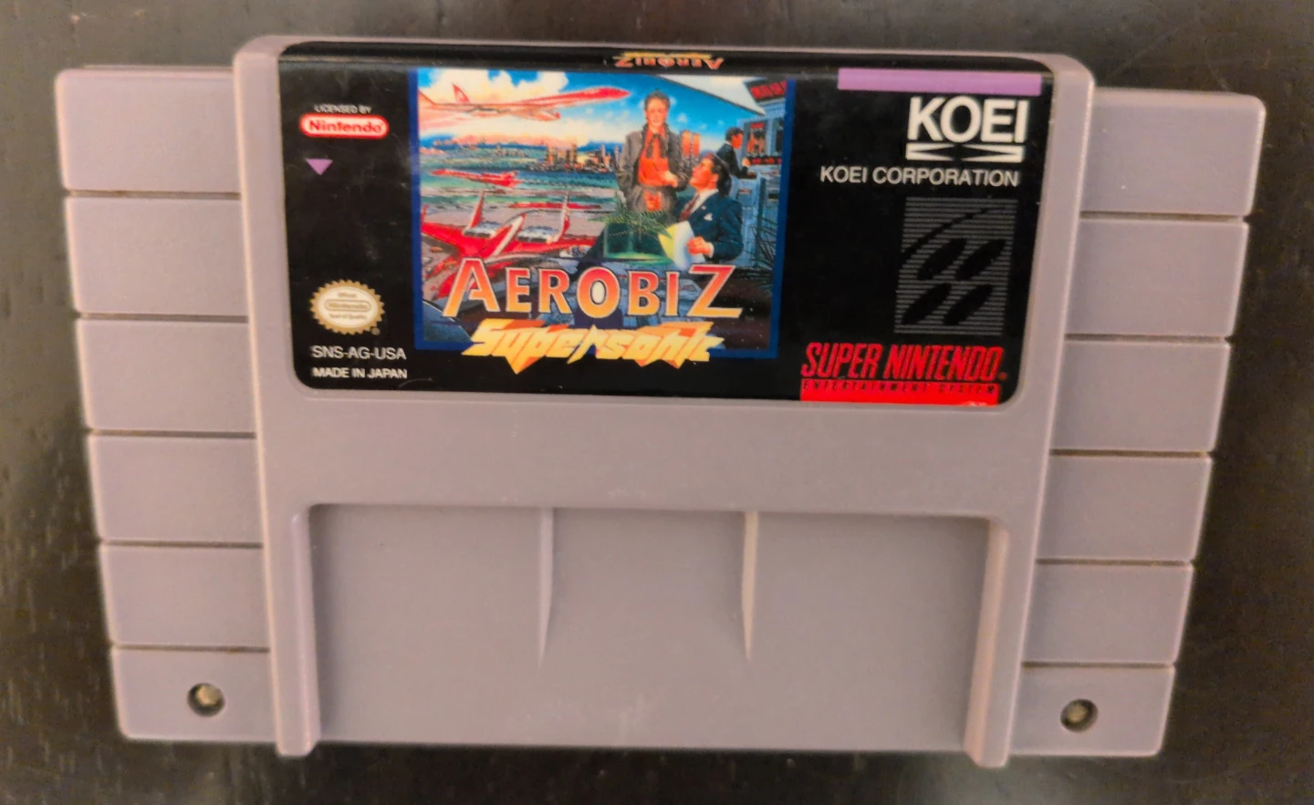 Aerobiz Supersonic SNES Loose Cartridge - photo 2