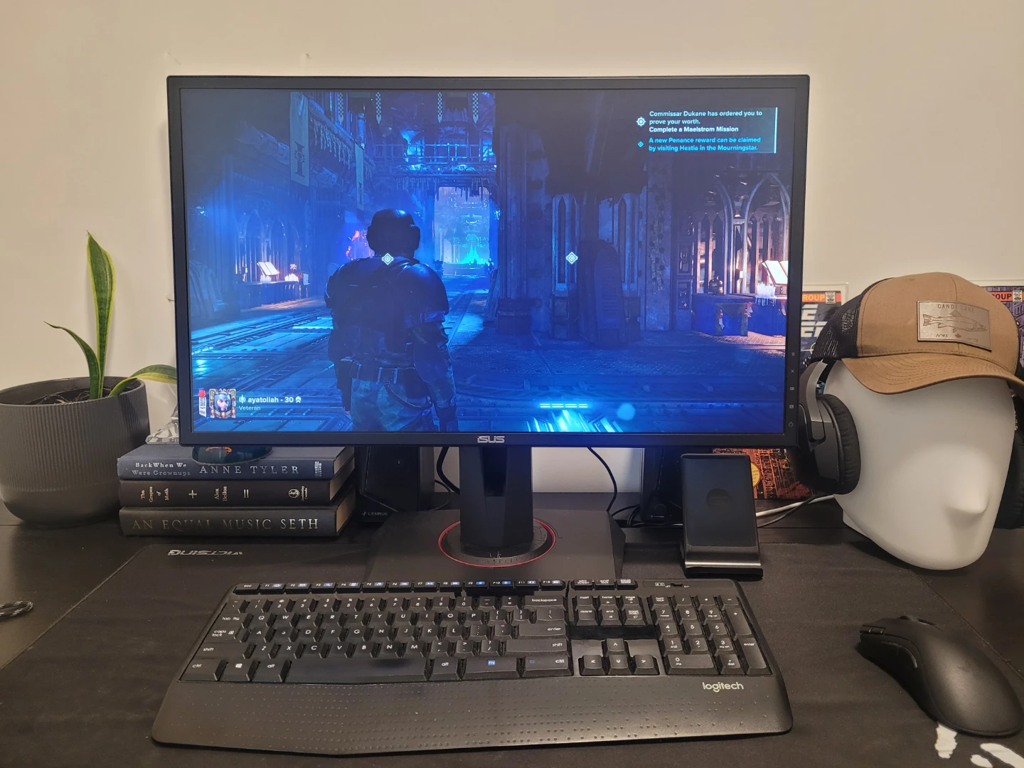 complete gaming/ work computer setup.
