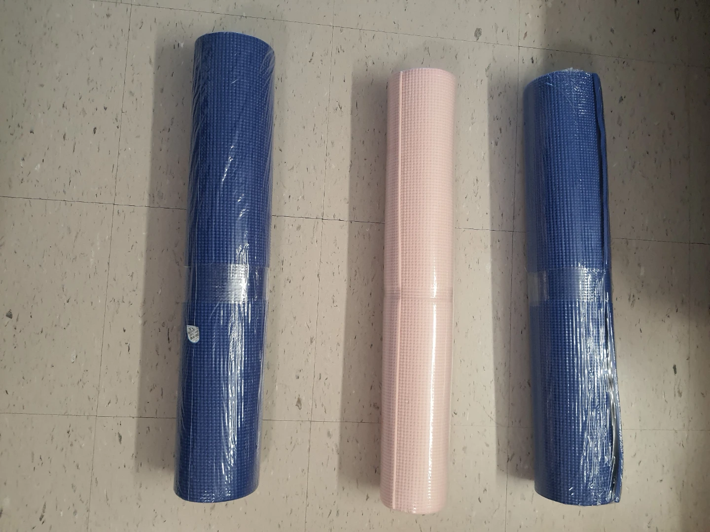 Yoga Mats - Blue and Pink