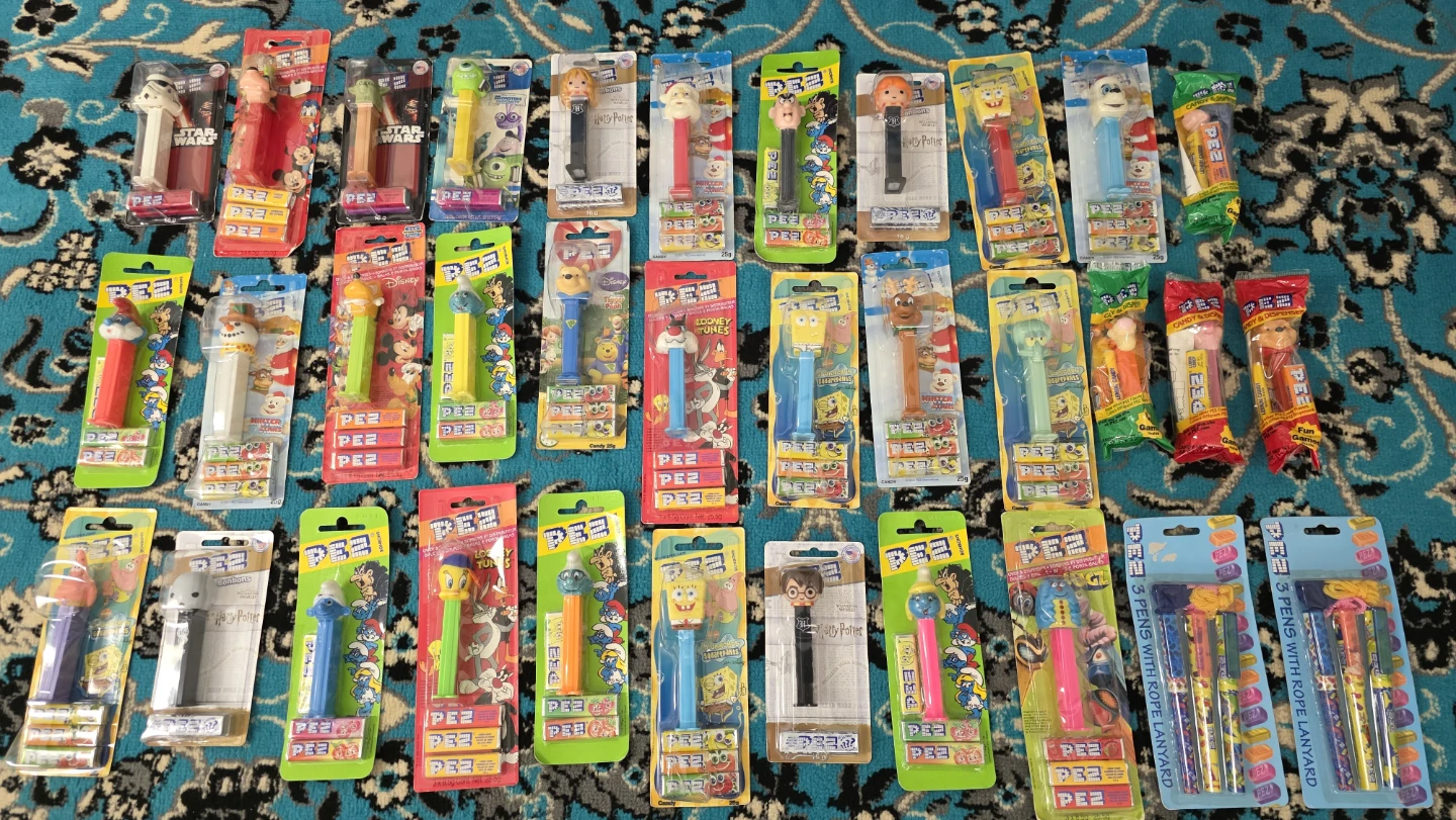 PEZ Dispensers and Pens Bundle