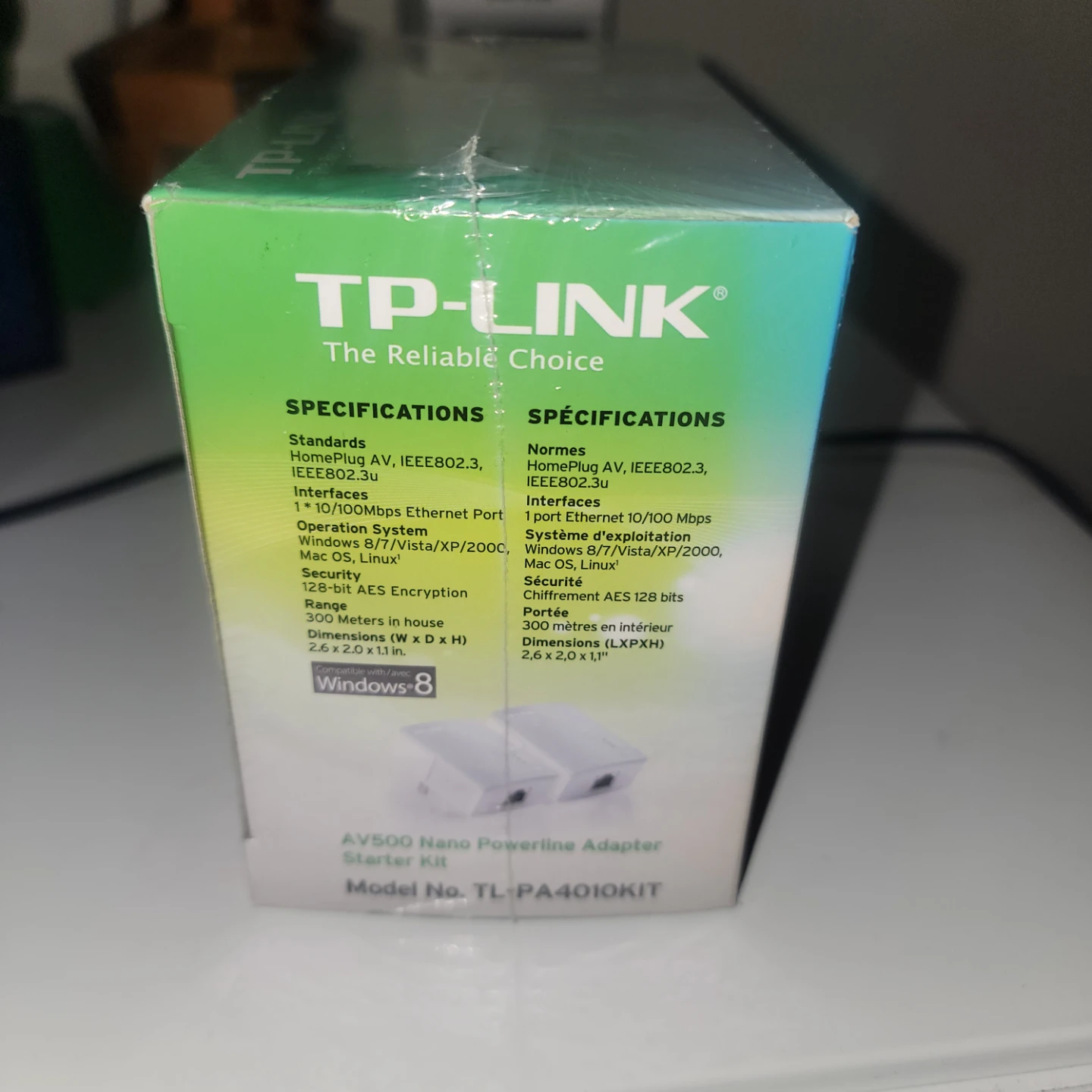 TP-Link AV500 Nano Powerline Adapter Starter Kit TL-PA4010KIT - photo 2