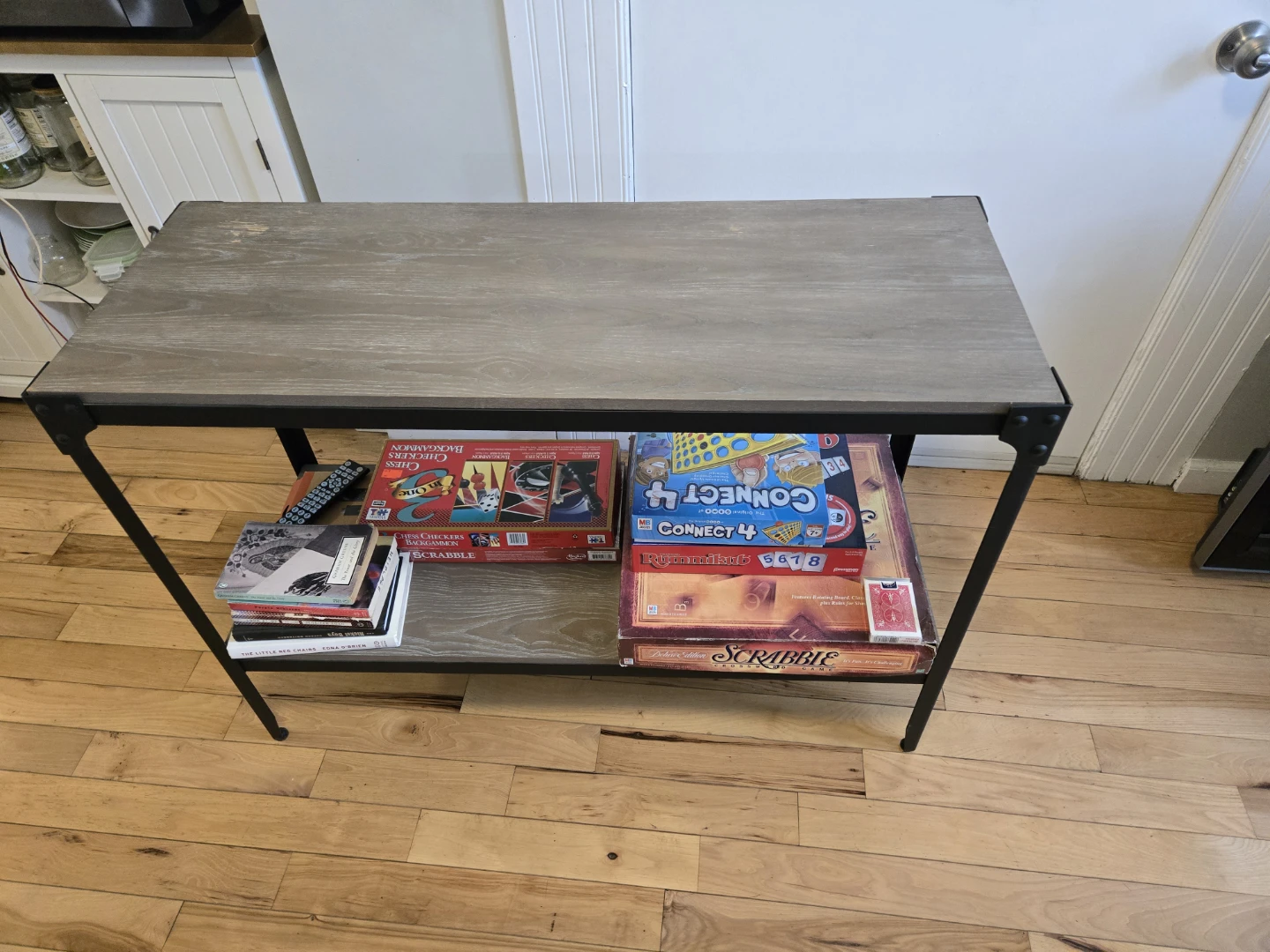 Industrial Style Console Table with Two Shelves - photo 4