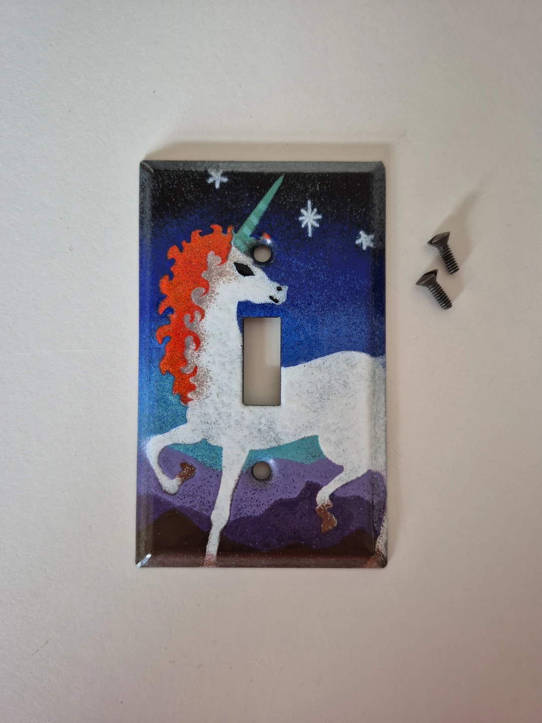 Unicorn 🦄 Light Switch Plate (Enamel)