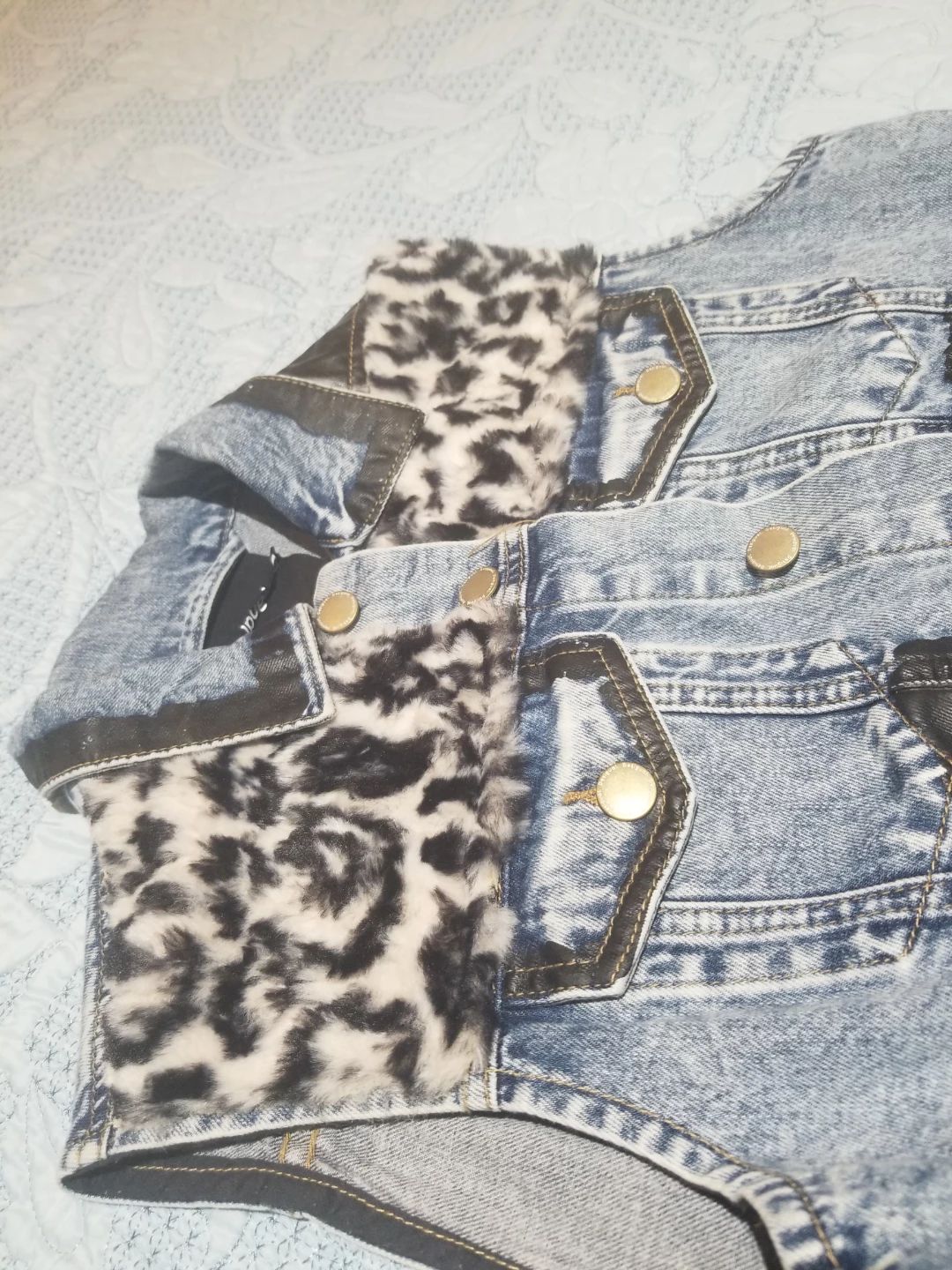 Desigual BWT unique Jean jacket vest - photo 3