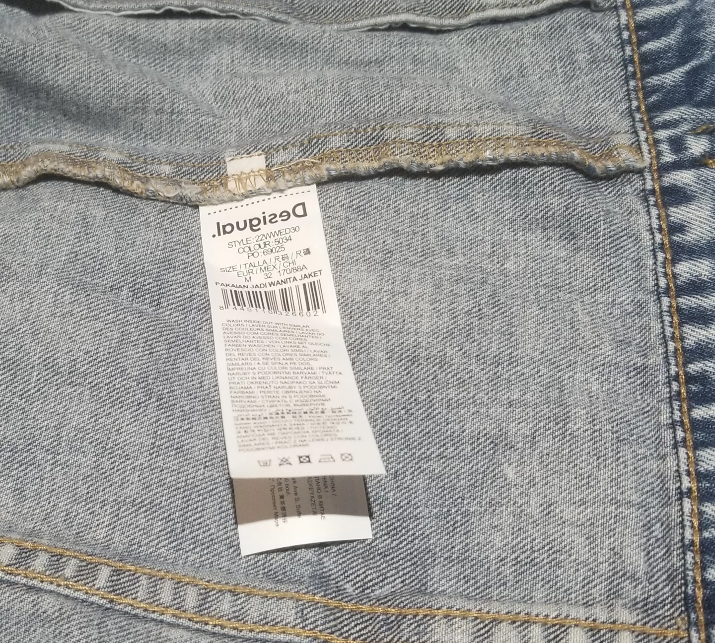 Desigual BWT unique Jean jacket vest - photo 5