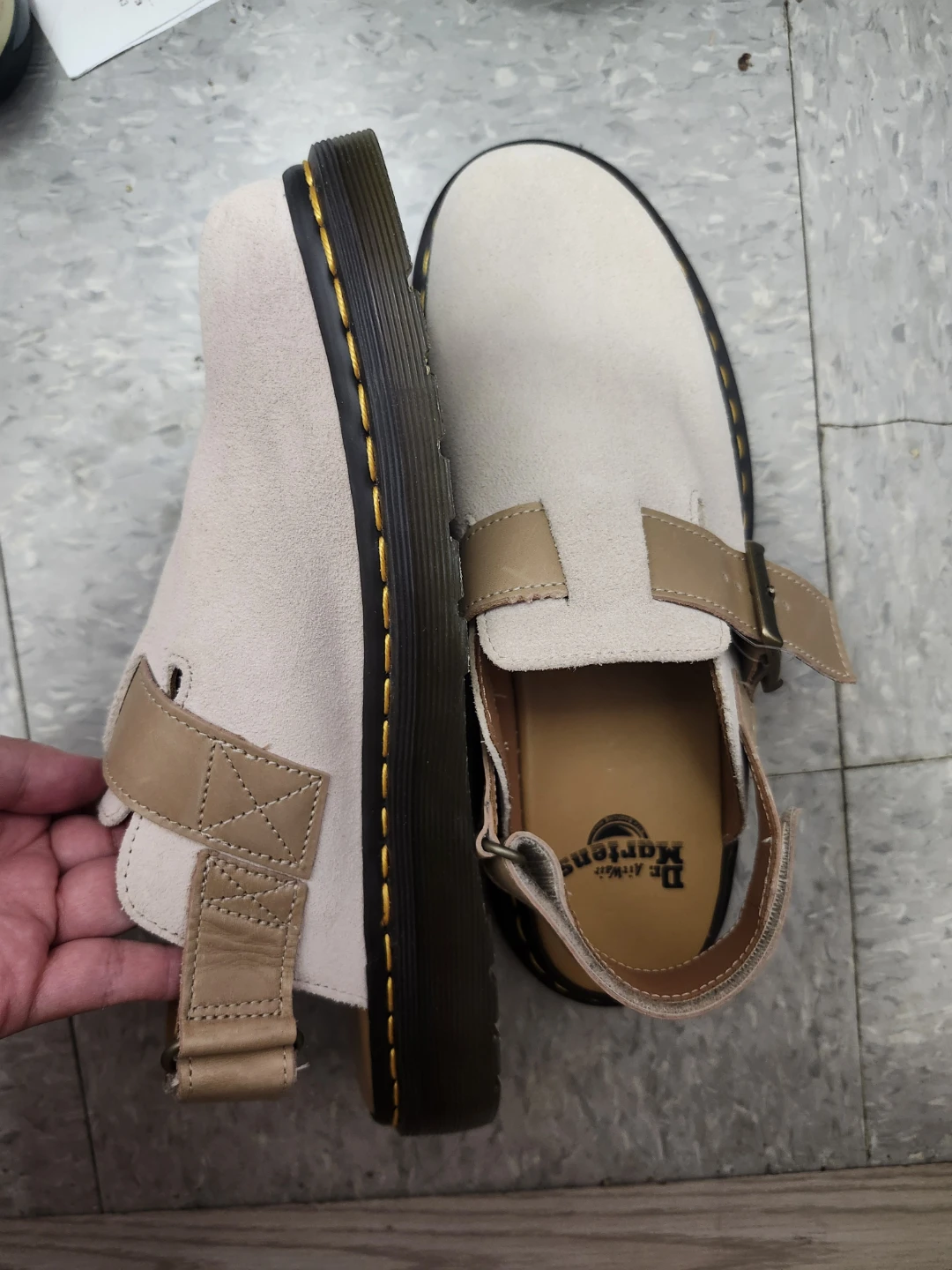 Dr. Martens Jorge II Suede Slingback Mules