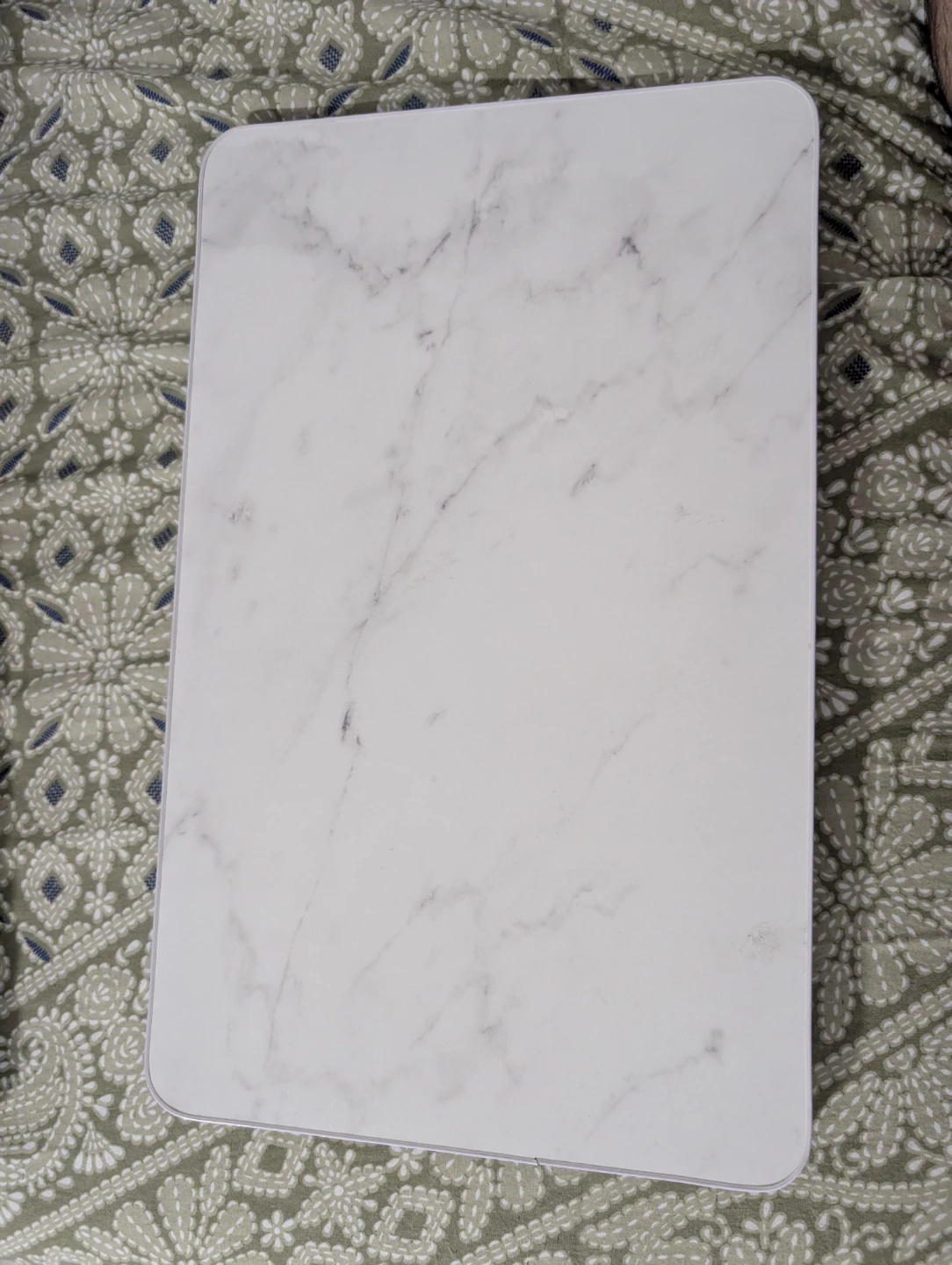 Marble Print Lap Desk with Foldable Legs - photo 2