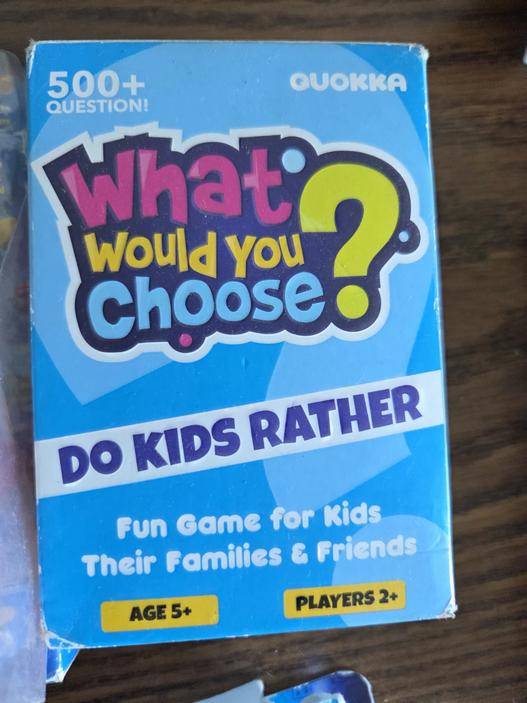Quokka What Would You Choose? Do Kids Rather Card Game