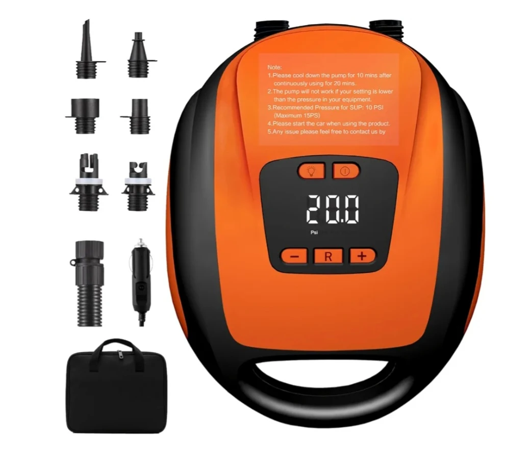 SUP Electric Air Pump Compressor - 12V Car - photo 2