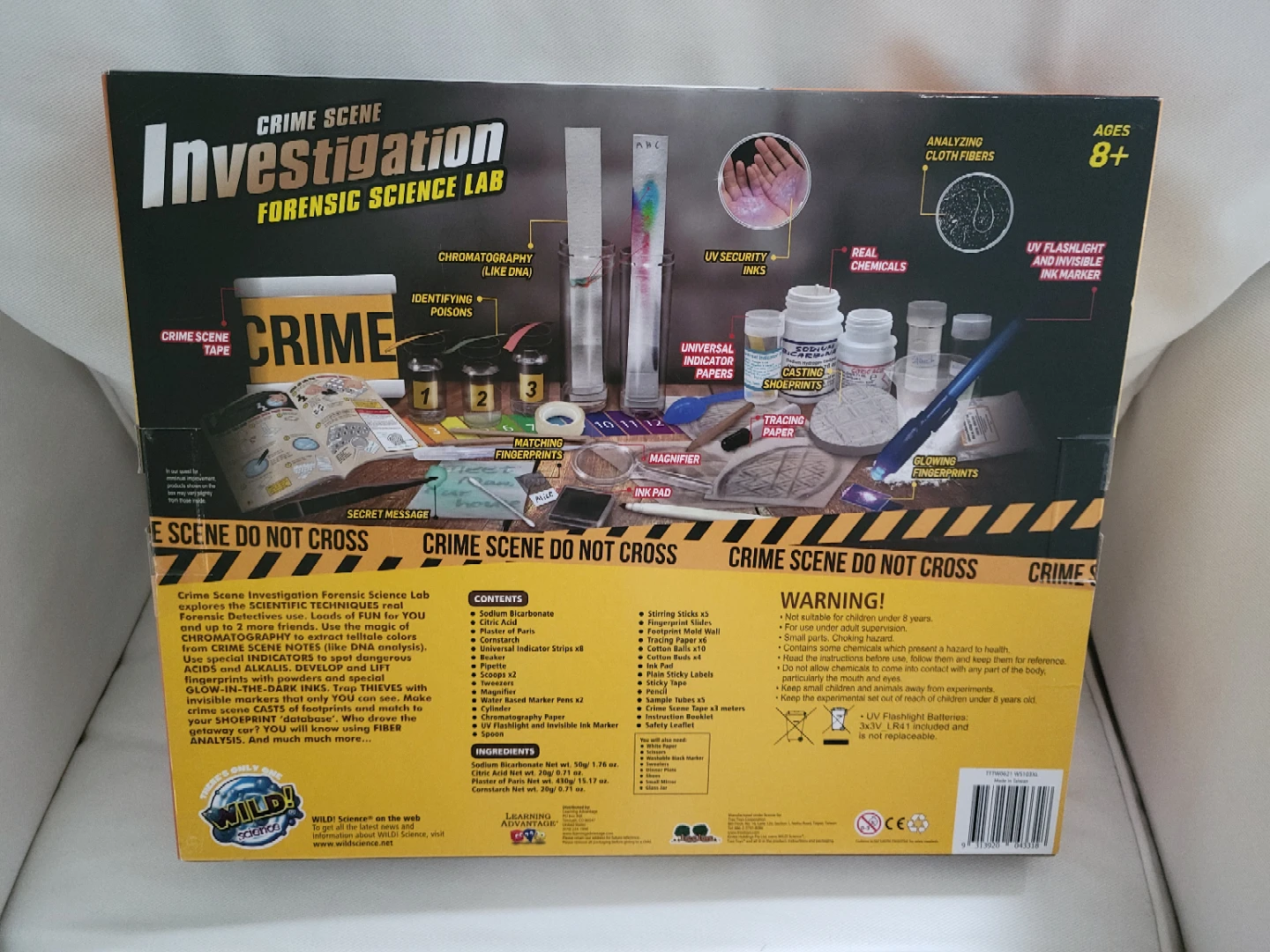 Unopened Wild Science Crime Scene Investigation Forensic Lab - photo 2