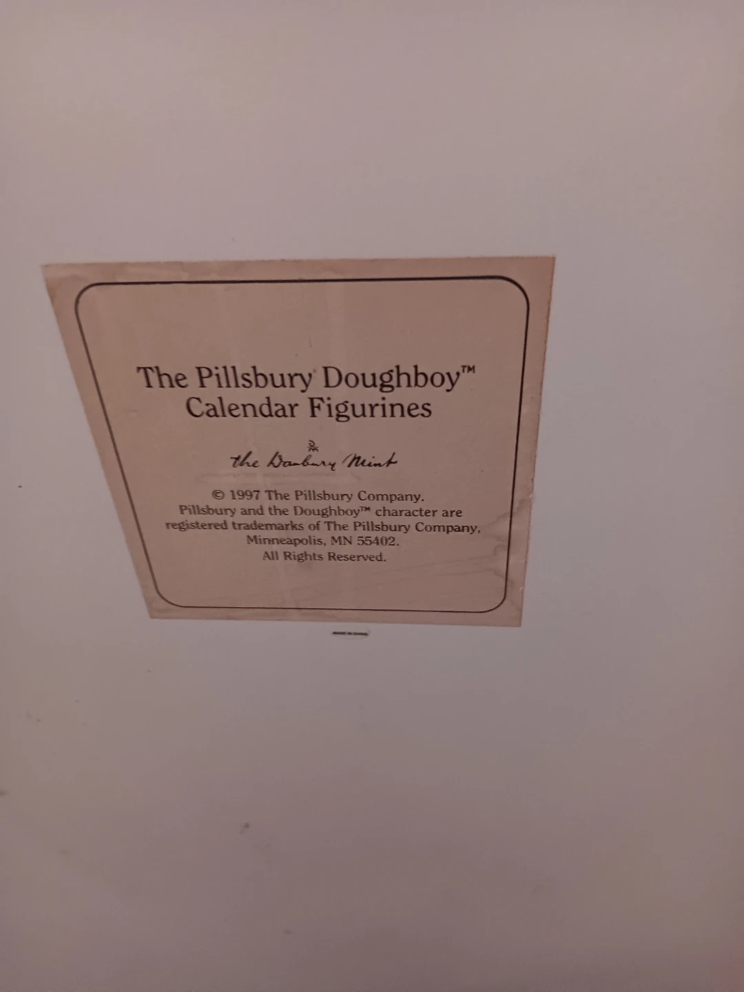 1997 Pillsbury doughboy calendar - photo 3