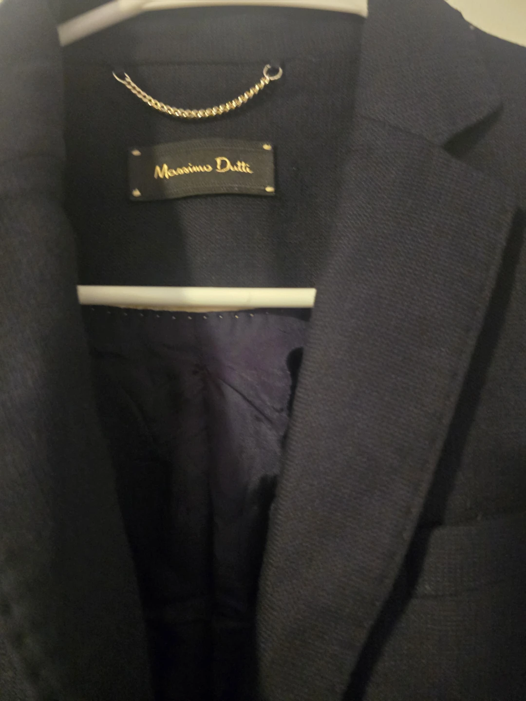 Massimo Dutti Navy Blue Blazer - photo 3