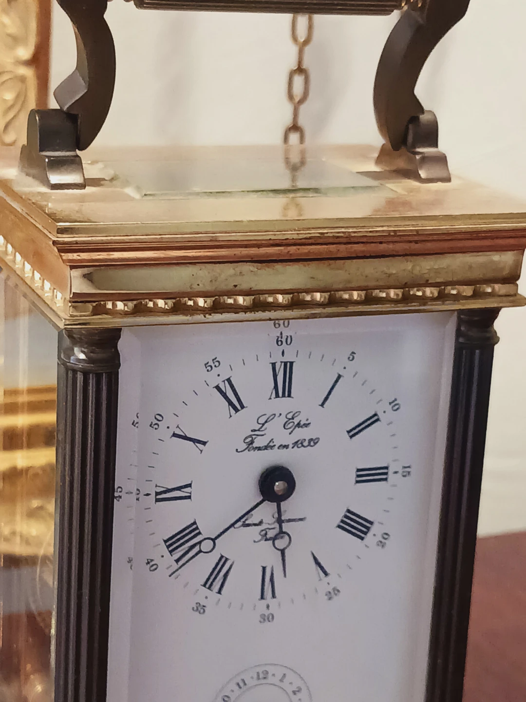 L'Epée Fonde 1839. Antique French Carriage Clock - photo 2