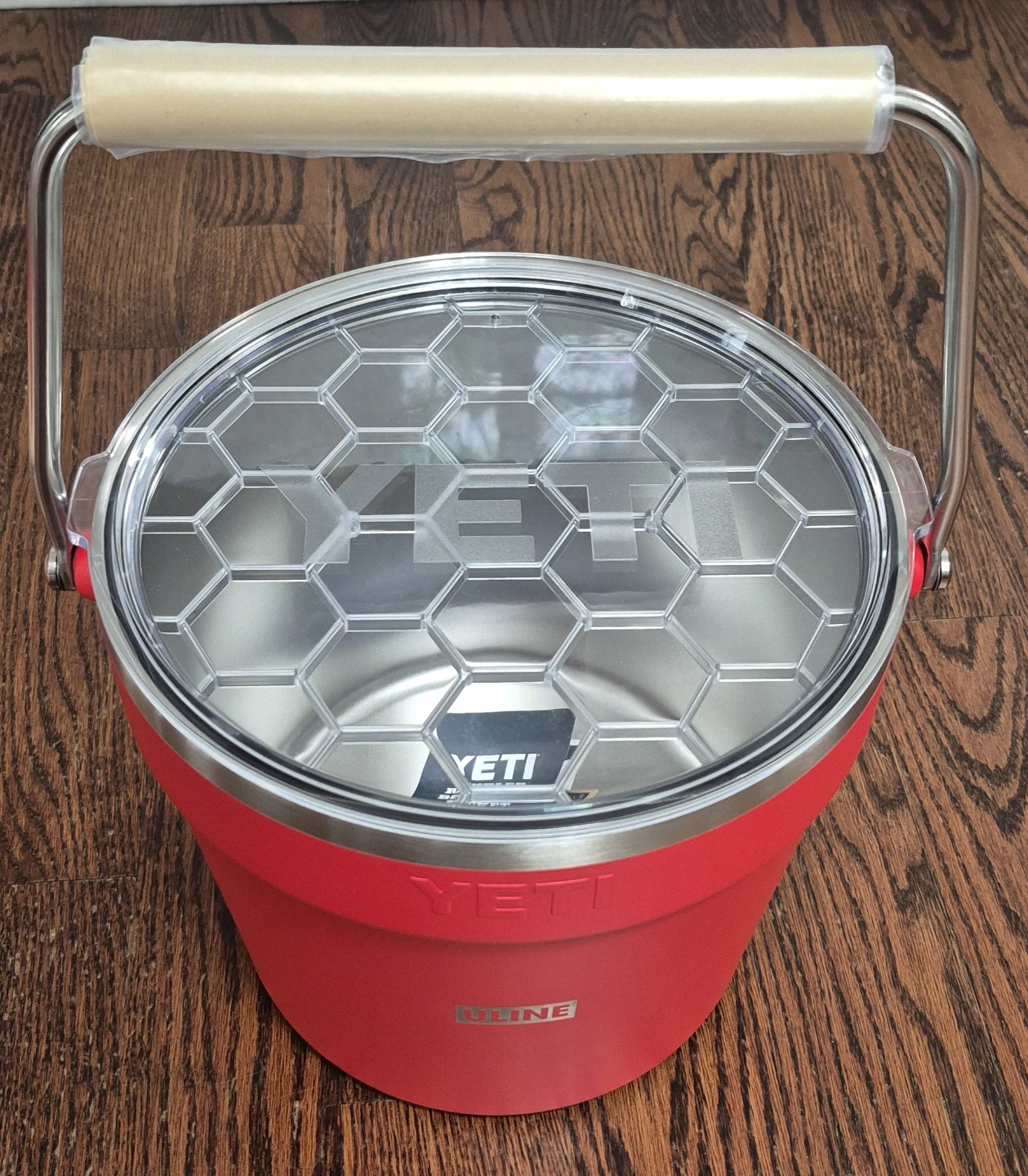 Brand New Red YETI Rambler Ice Bucket and Cocktail Shaker Set - photo 3