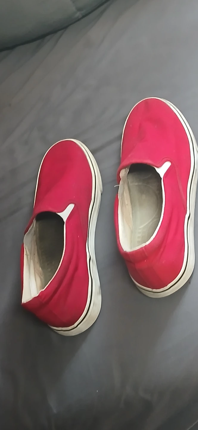 Yagayan size 13' men's slip on sneakers Red/white - photo 2