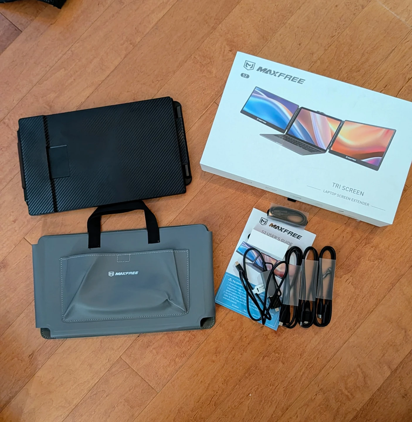Maxfree S2 Tri Screen Laptop Screen Extender - photo 2