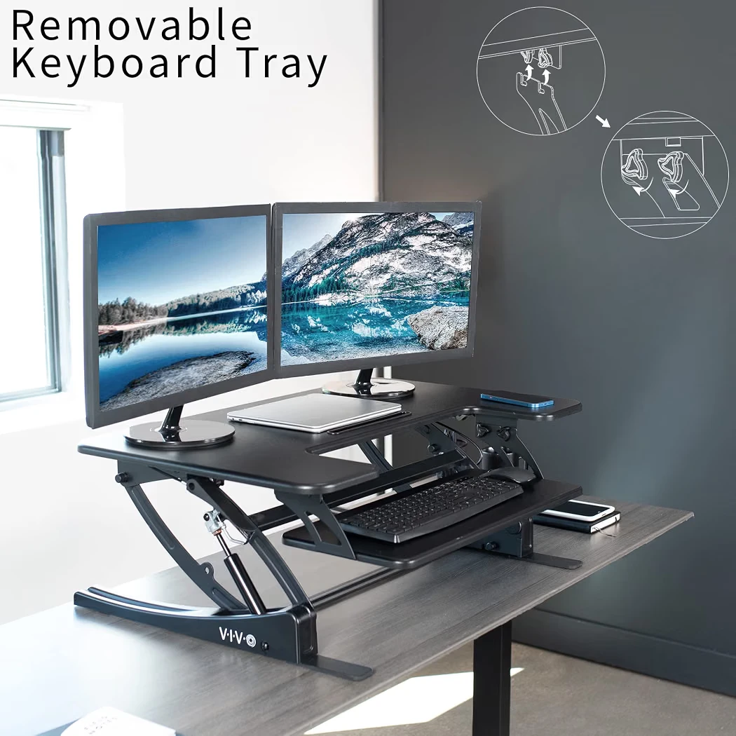 VIVO Height Adjustable Standing Desk Converter - photo 3