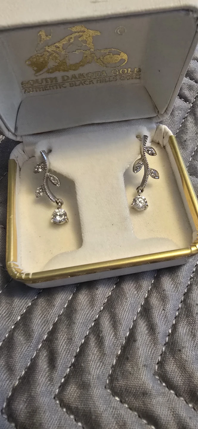 Sterling silver Earrings with Cubic Zirconians