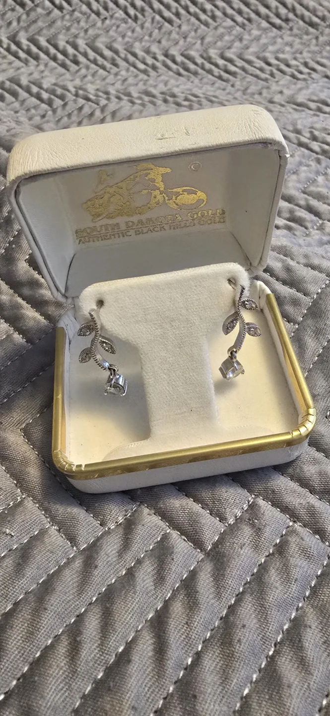 Sterling silver Earrings with Cubic Zirconians - photo 4