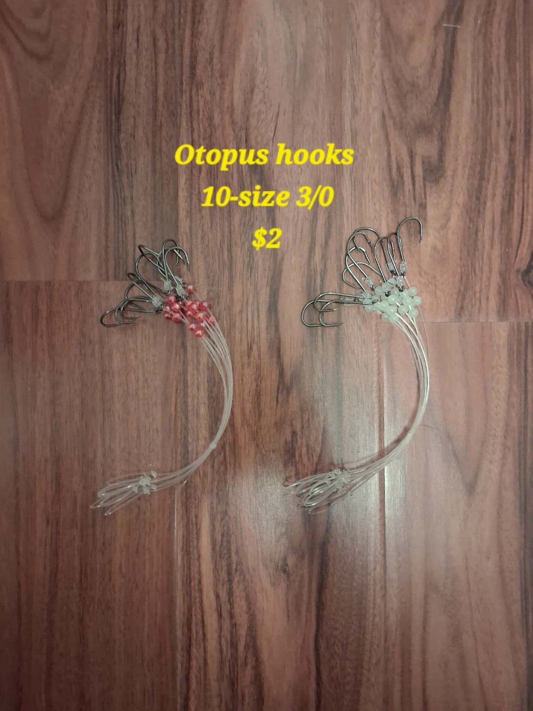 Otopus Fishing Hooks - Size 3/0