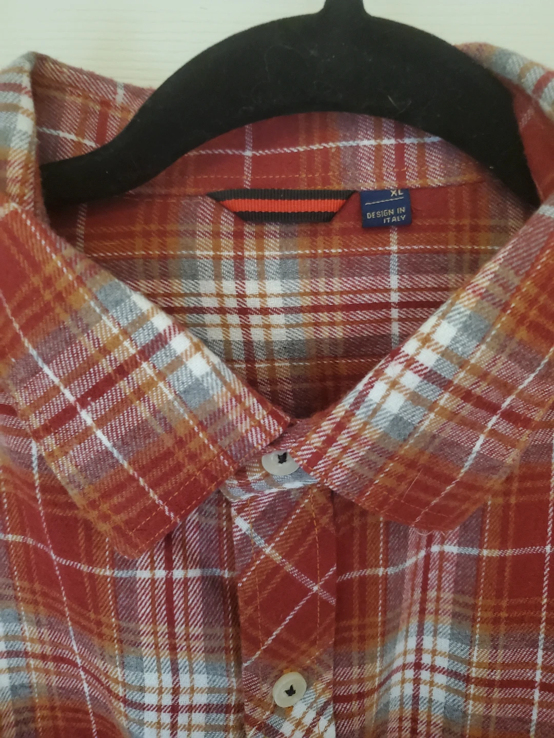 Design in Italy Plaid Flannel Shirt XL...New - photo 2