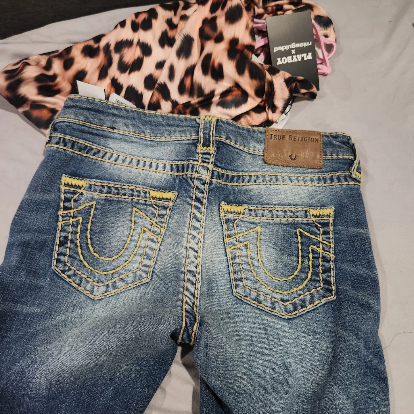 Y2K RARE True Religion Mid Rise Straight Jeans - photo 2