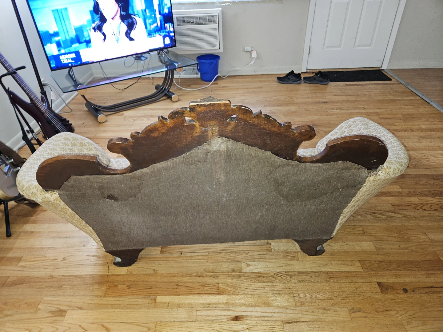 The piece is a Victorian-style parlor sofa or settee - photo 4
