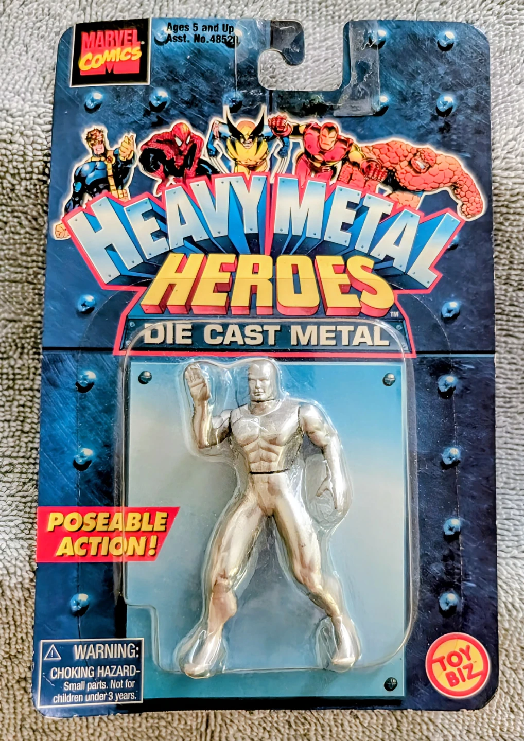 Marvel Comics Heavy Metal Heroes Die Cast Metal Action Figures - photo 2