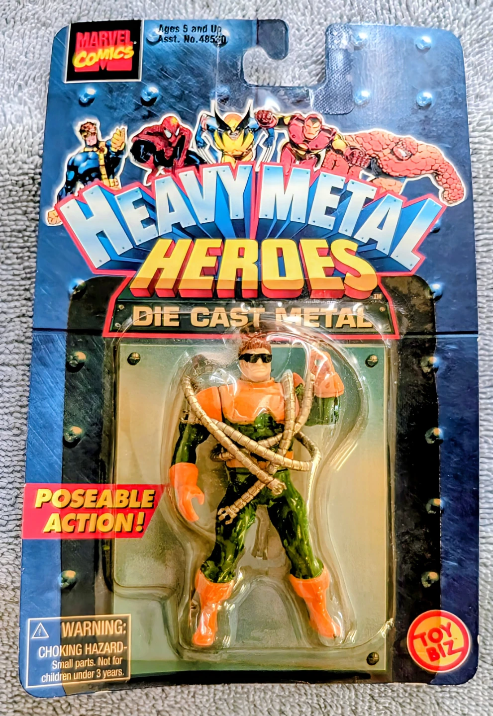 Marvel Comics Heavy Metal Heroes Die Cast Metal Action Figures - photo 4