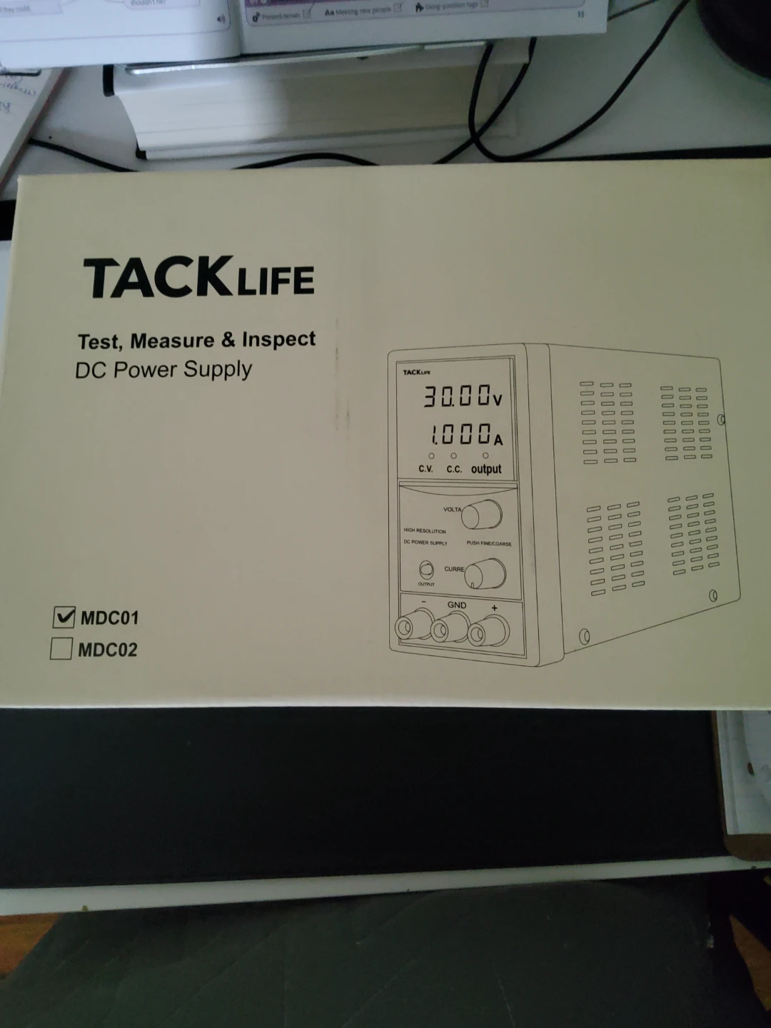 Tacklife DC Power Supply 30.00V 1.000A MDC01
