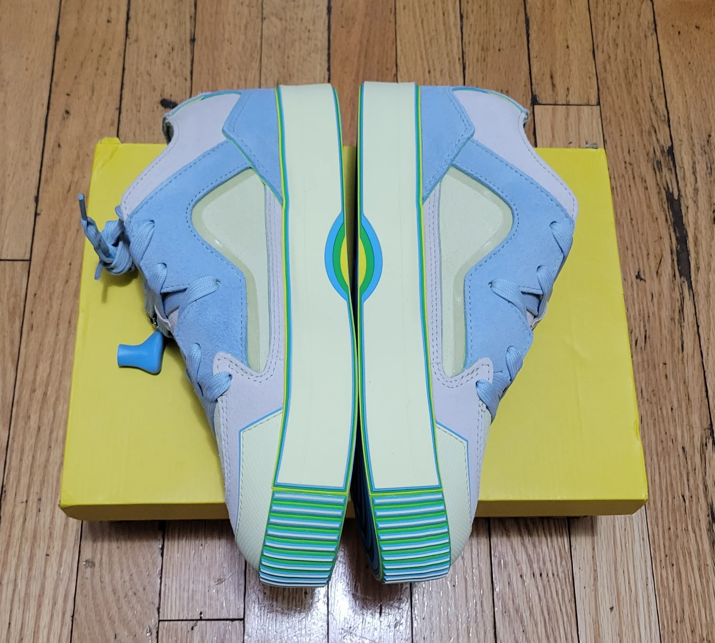 MSCHF GOBSTOMPER "Off Lemon" Sneakers Size 10 - photo 5