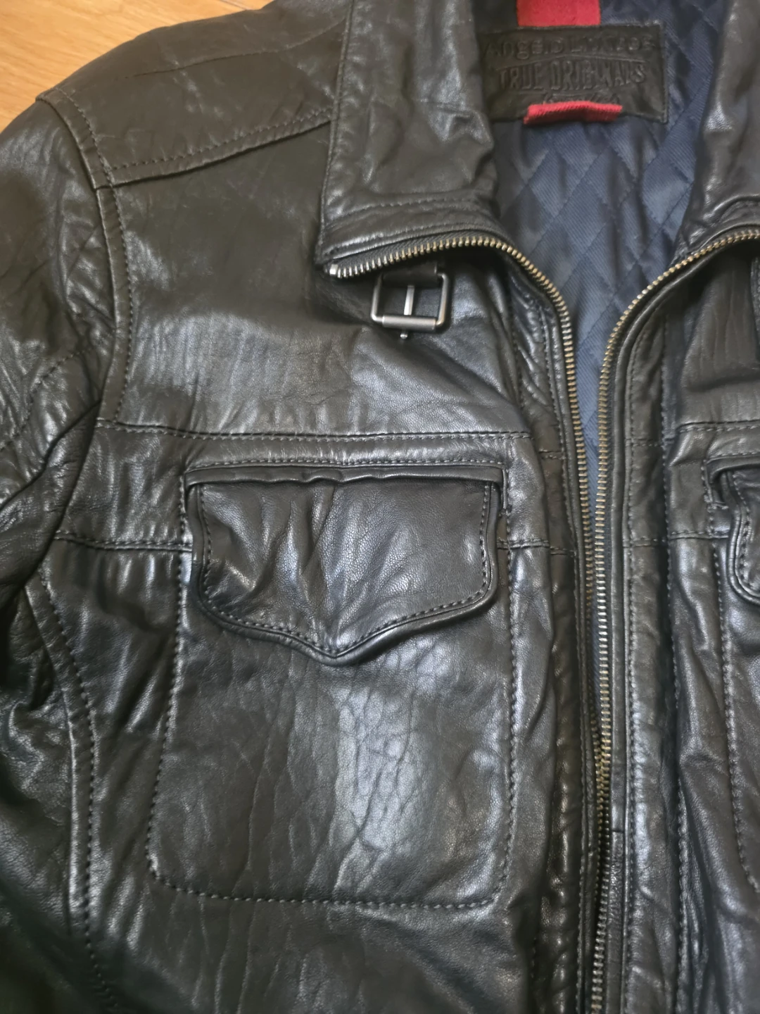 True Originals Black Leather Jacket - photo 4