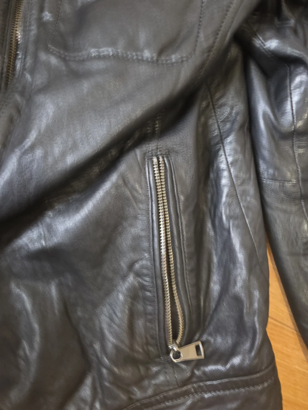 True Originals Black Leather Jacket - photo 5