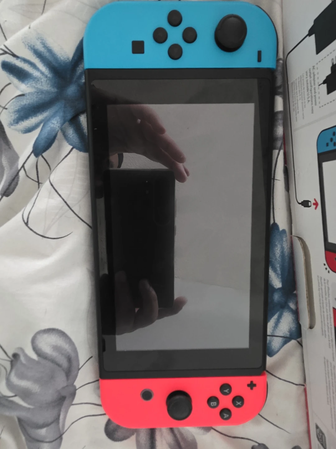 Nintendo Switch Console with Neon Red and Blue Joy-Cons - photo 2