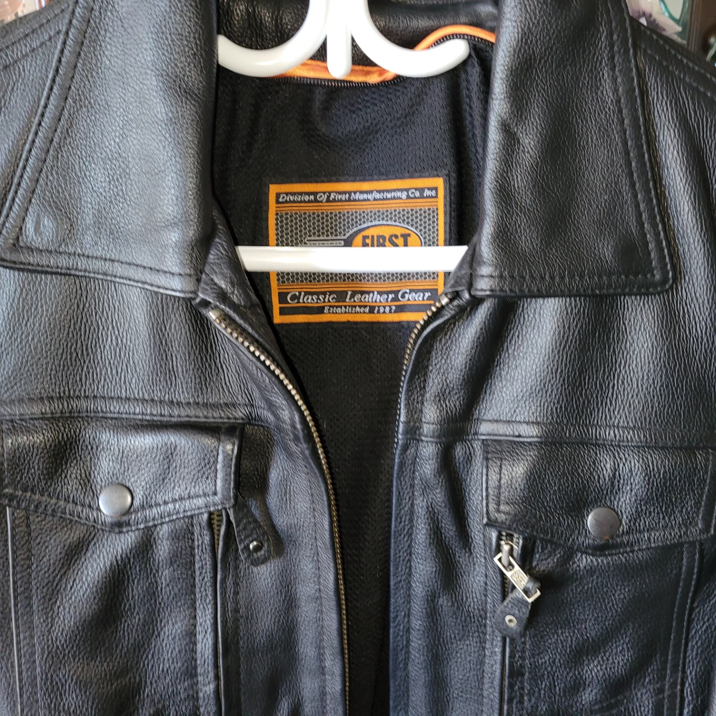 FIRST Classic Leather Gear Motorcycle Jacket - photo 2