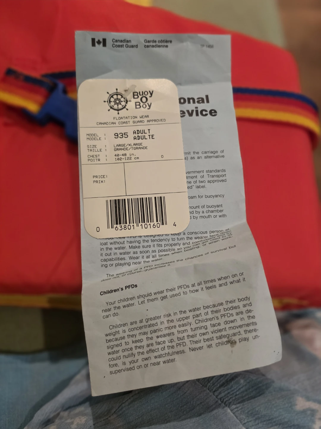 Brand New Buoy-O-Boy and Body Glove Life Jackets (with tags) - photo 2