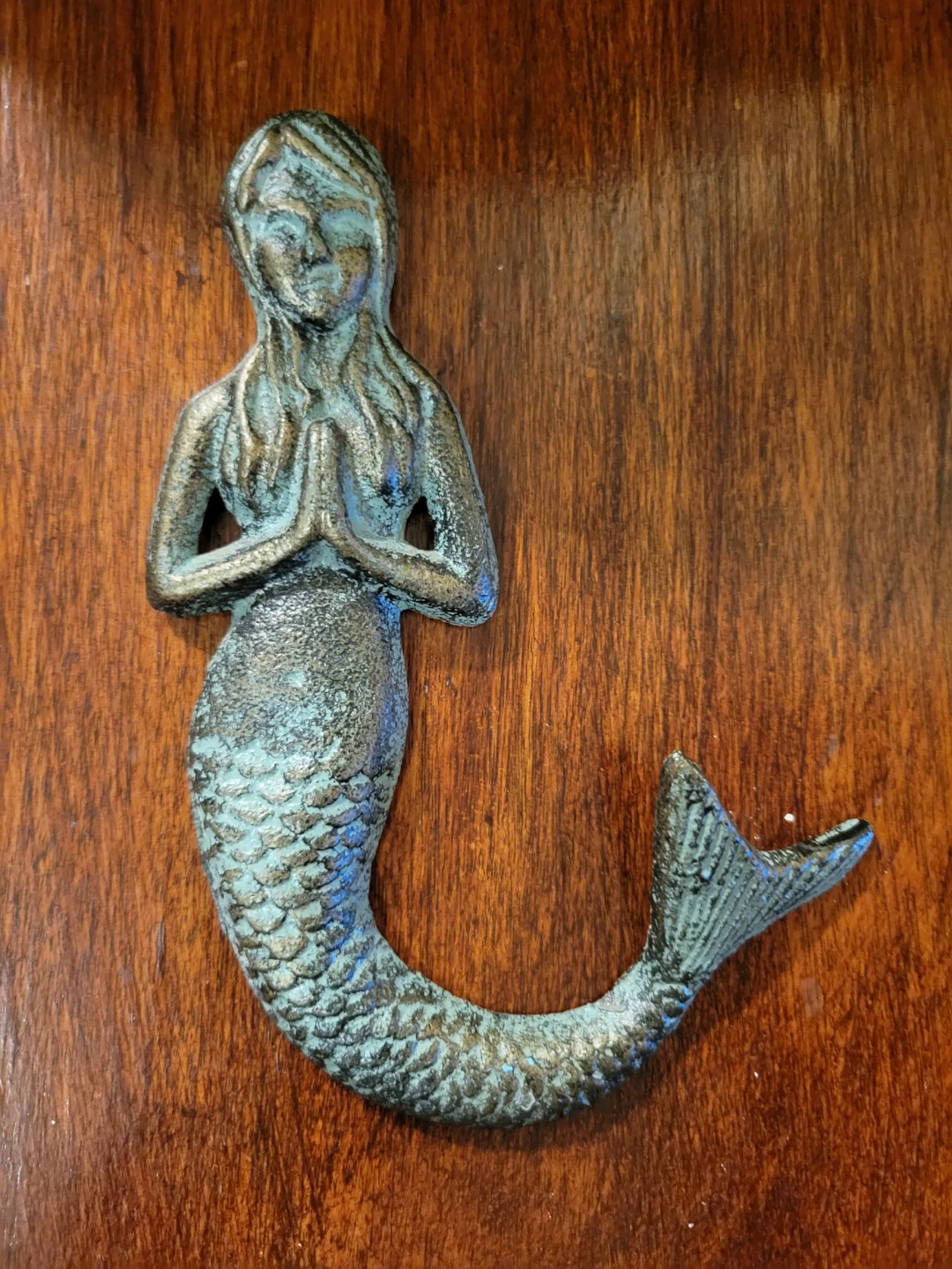 Cast Iron Mermaid Wall Hook