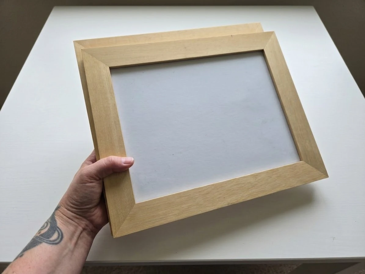 Light Wood Photo Frame 9x12