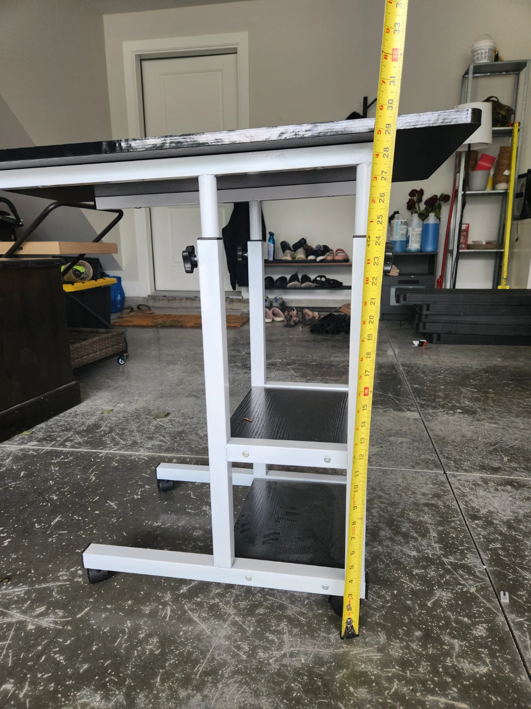 Adjustable Rolling Side Table - photo 4