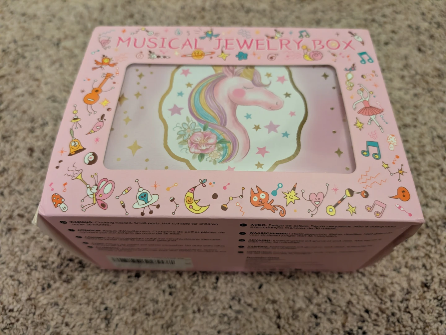 New - Musical Jewelry Box with Necklace and Bracelet