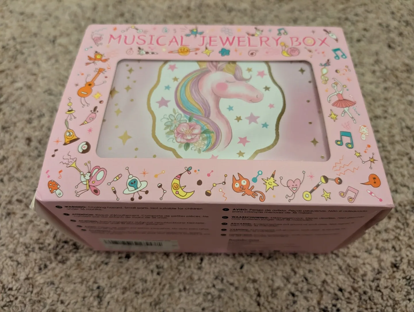 New - Musical Jewelry Box with Necklace and Bracelet