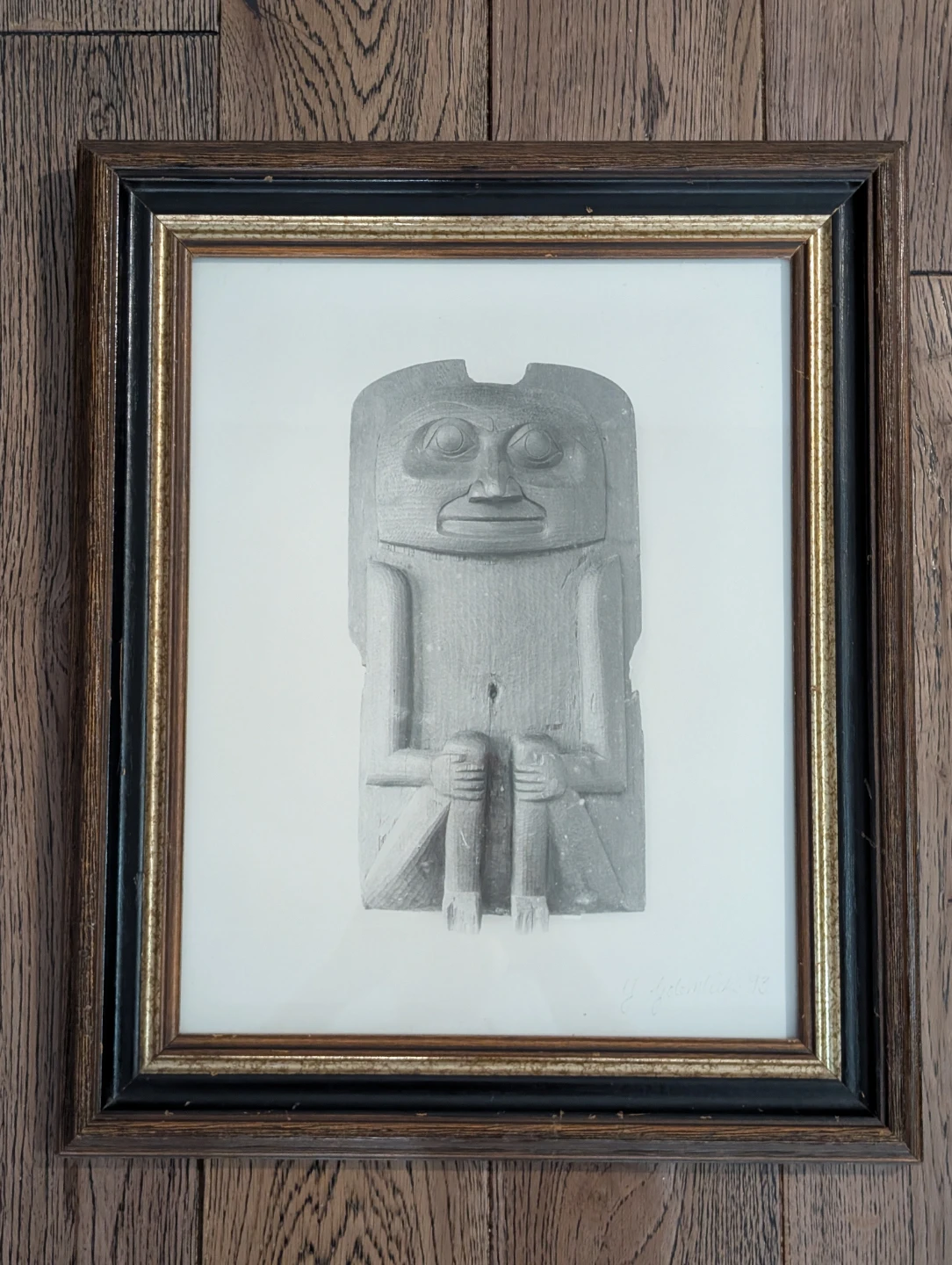 Vintage 1893 Original Signed Framed Photograph