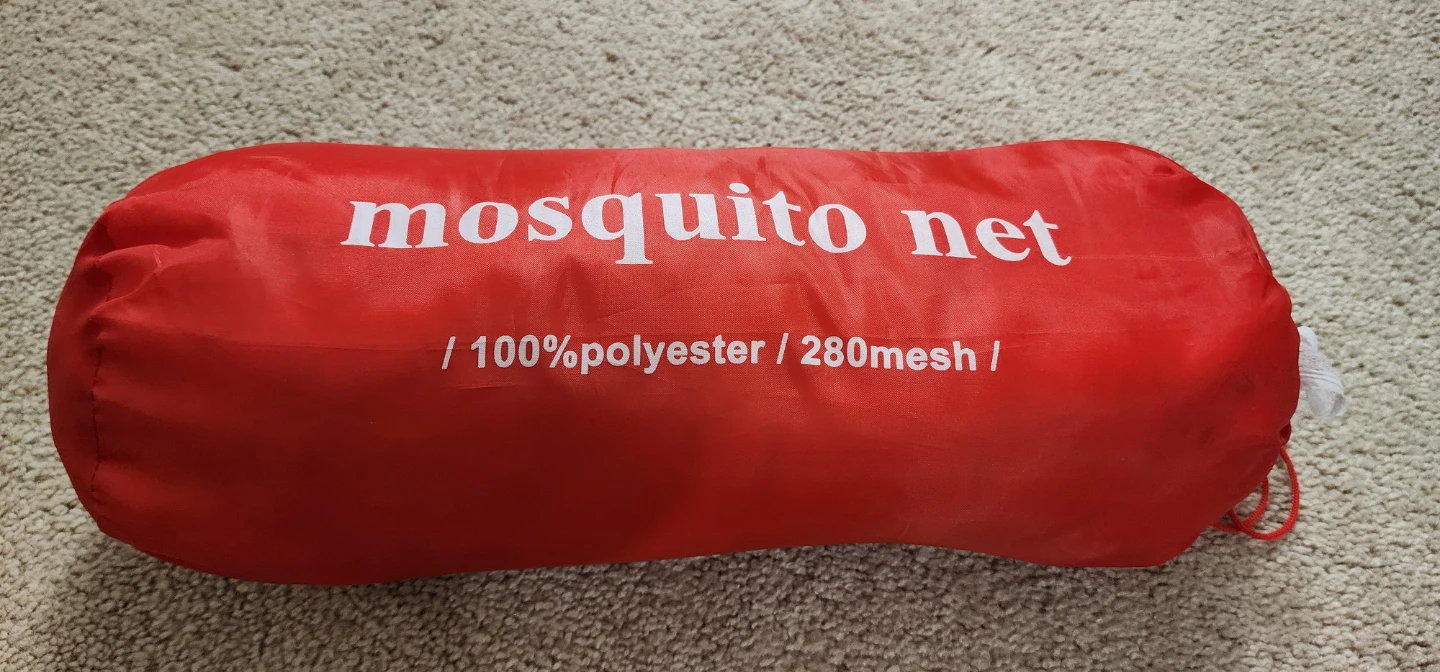 Red Mosquito Net - 100% Polyester, 280 Mesh