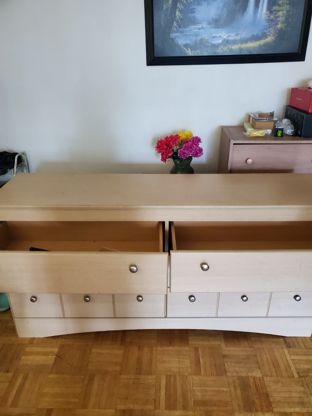 Light Wood Dresser with 6 Drawers (BRICK) - photo 5