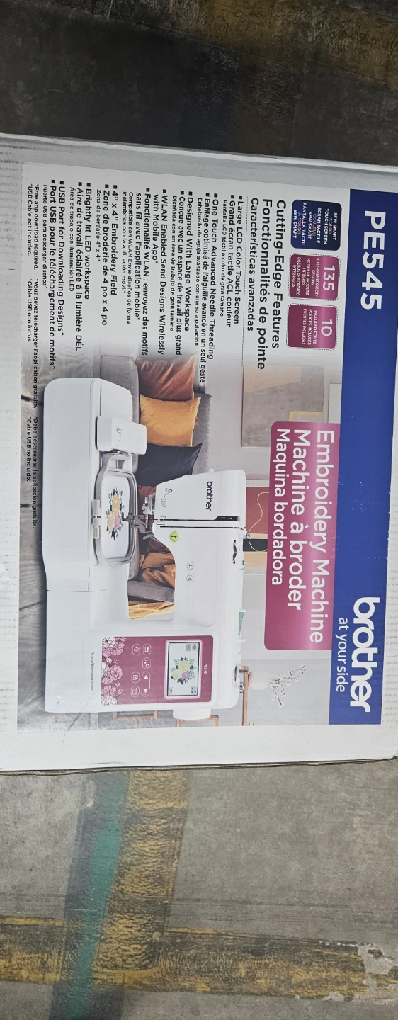 Brother PE545 Embroidery Machine