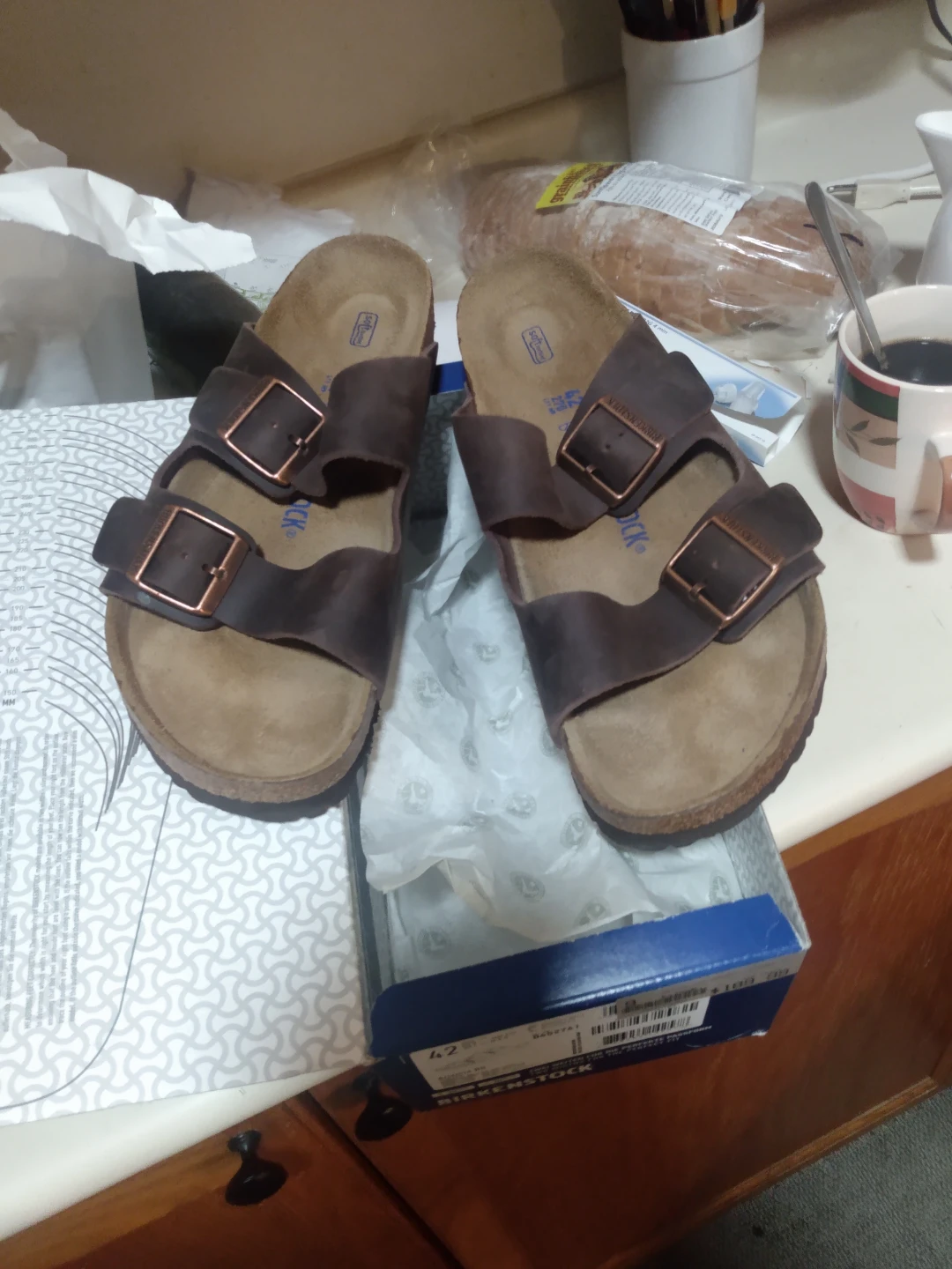 Birkenstock Arizona BS Sandals Size 42