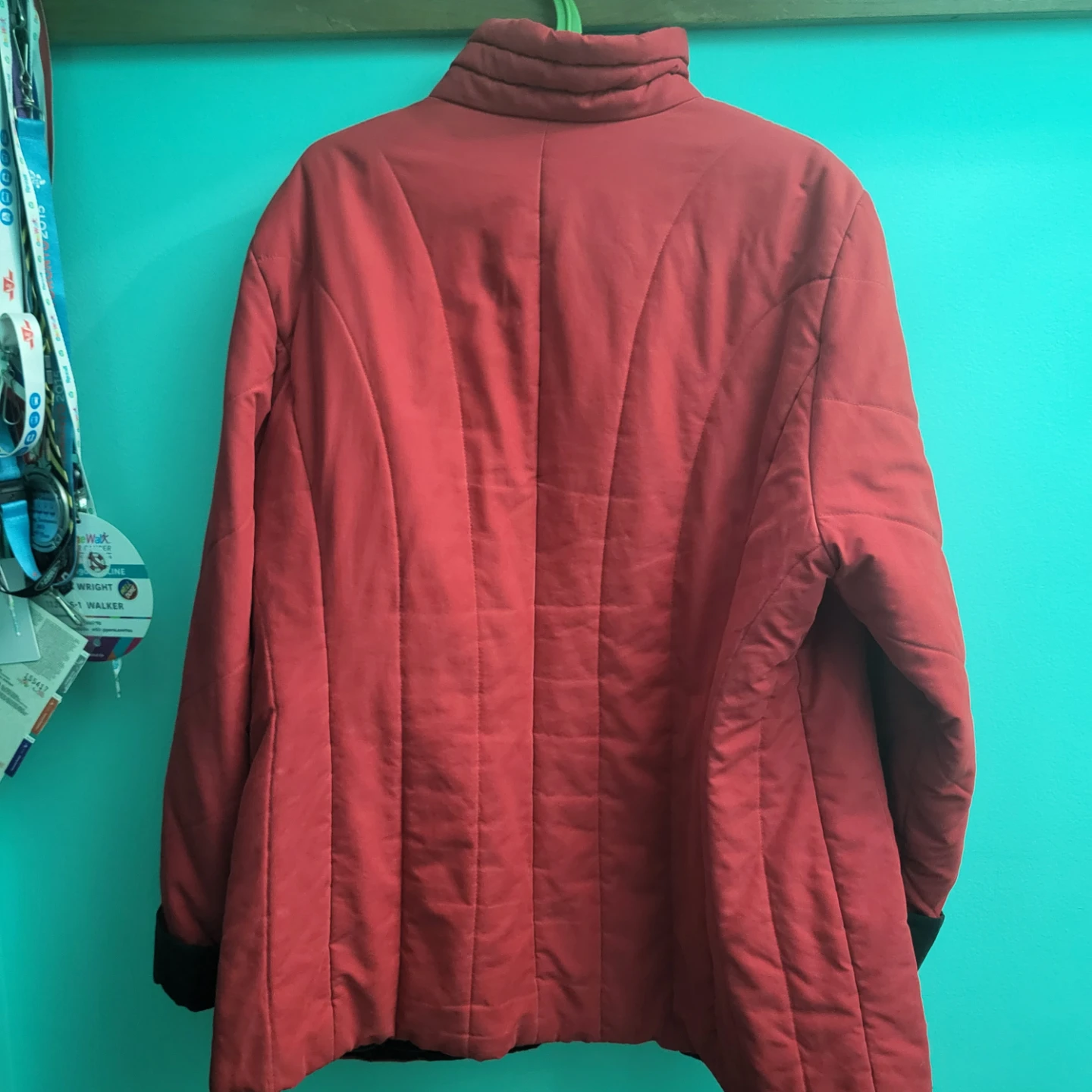 Conceptuk Women's Red Quilted Jacket - photo 2